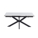 Calos 2 Ceramic Extension Dining Table | Snow White