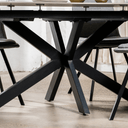 Calos 2 Ceramic Extension Dining Table | Snow White