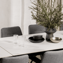 Calos 2 Ceramic Extension Dining Table | Snow White