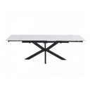 Calos 2 Ceramic Extension Dining Table | Snow White