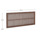 Cansu Bed Head | Walnut Brown
