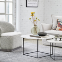 Cara Marble Coffee Table | White