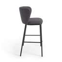 Carly Bar Height Barstool | Charcoal