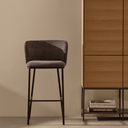 Carly Bar Height Barstool | Charcoal
