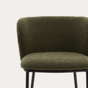 Carly Bench Barstool | Green Boucle
