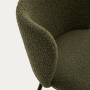 Carly Bench Barstool | Green Boucle
