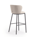Carly Bar Height Barstool | Ivory