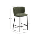 Carly Bench Barstool | Green