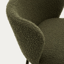 Carly Dining Chair | Green Boucle
