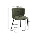 Carly Dining Chair | Green