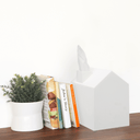Casa Square Tissue Box Cover | White