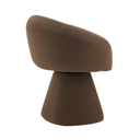 Cassim Swivel Dining Chair | Chocolate