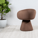 Cassim Swivel Dining Chair | Chocolate
