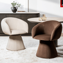 Cassim Swivel Dining Chair | Chocolate