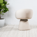 Cassim Swivel Dining Chair | Sand