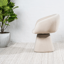 Cassim Swivel Dining Chair | Sand