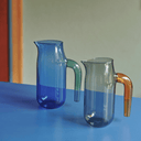 HAY Glass Jug LG | Charcoal