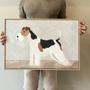 Charlie the Fox Terrier Canvas Print