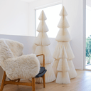 Charlie Paper Standing Christmas Tree XL | Off White
