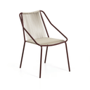Cibi Stackable Patio Chair | Burgundy