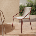 Cibi Stackable Patio Chair | Burgundy