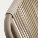 Cibi Stackable Patio Chair | Taupe
