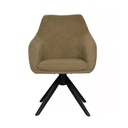 Cordelia Swivel Dining Chair | Olive