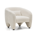 Crown Armchair | Winter White