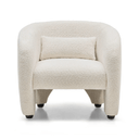 Crown Armchair | Winter White
