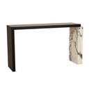 Cube Console Table | Matt Ocean Marble