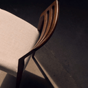 Cudia Dining Chair | Walnut Brown