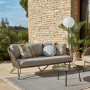Cally 3 Seater Patio Sofa | Tan
