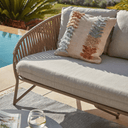 Cally 3 Seater Patio Sofa | Tan