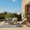 Cally 3 Seater Patio Sofa | Tan