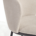 Carly Bench Barstool | Ivory