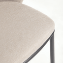 Carly Bench Barstool | Ivory
