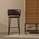Carly Bench Barstool | Charcoal