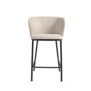 Carly Bench Barstool | Ivory