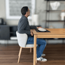 Carly Dining Chair | Green Boucle