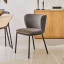 Carly Dining Chair | Charcoal