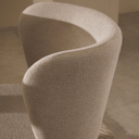 Carly Dining Chair | Ivory / Beige