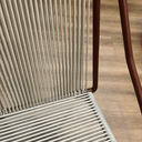 Cibi Stackable Patio Chair | Burgundy