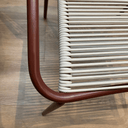 Cibi Stackable Patio Chair | Burgundy