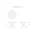 Circle Patio Dining Table