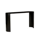 Classique Oval Console Table | Matt Dark Oak
