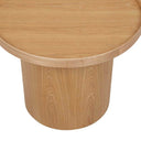 Classique Pedestal Side Table | Natural Ash