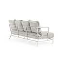 Coco 3 Seater Patio Sofa | White