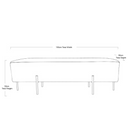 Cocoon Bench | Houndstooth