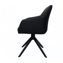 Cordelia Swivel Dining Chair | Black