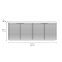 Corridor 8109 Buffet Cabinet | Charcoal